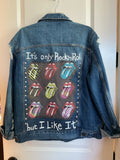The Rolling Stones denim trucker jacket It's Only Rock 'n Roll but I Like It