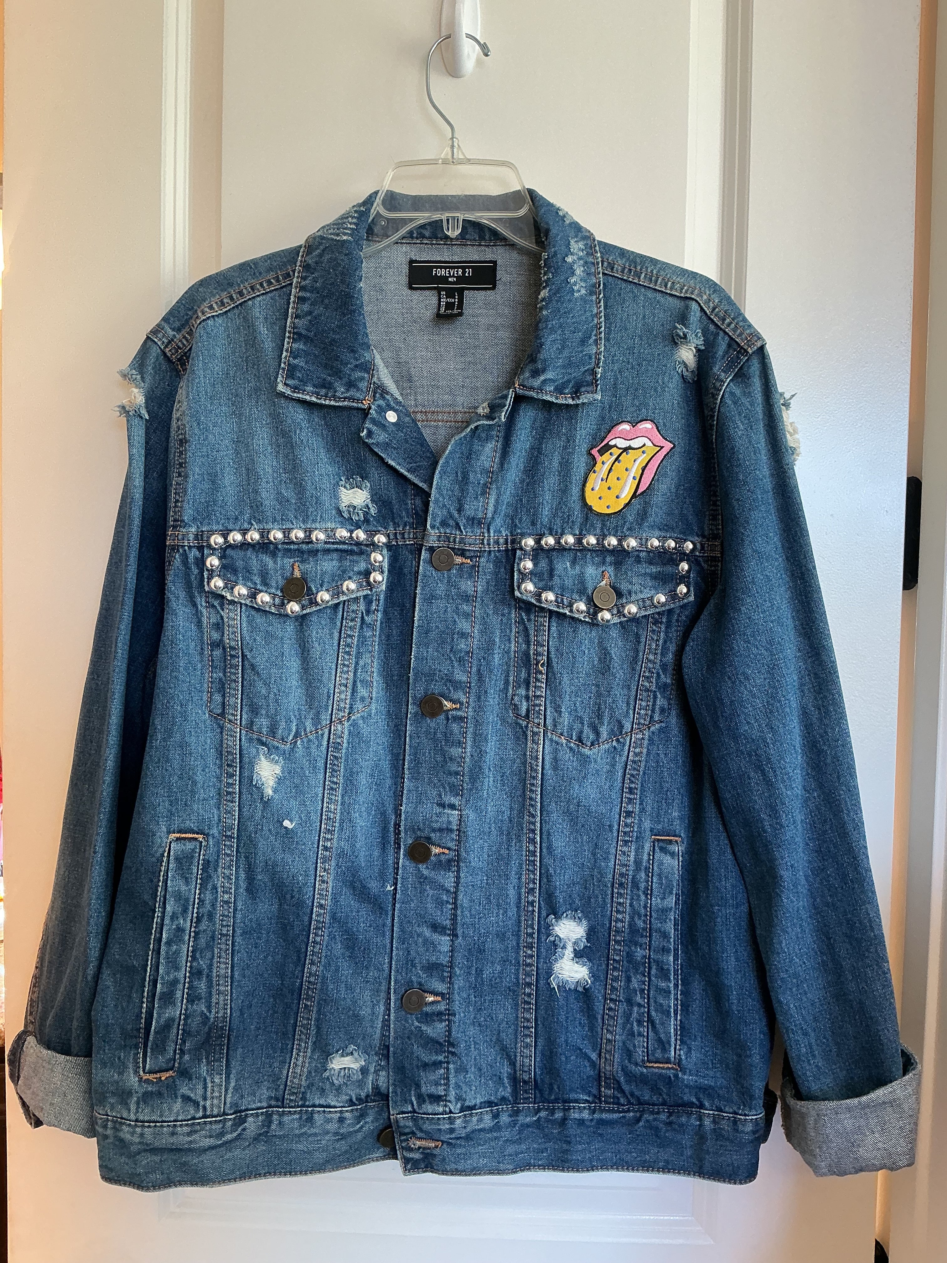 The Rolling Stones denim trucker jacket It's Only Rock 'n Roll but I Like It