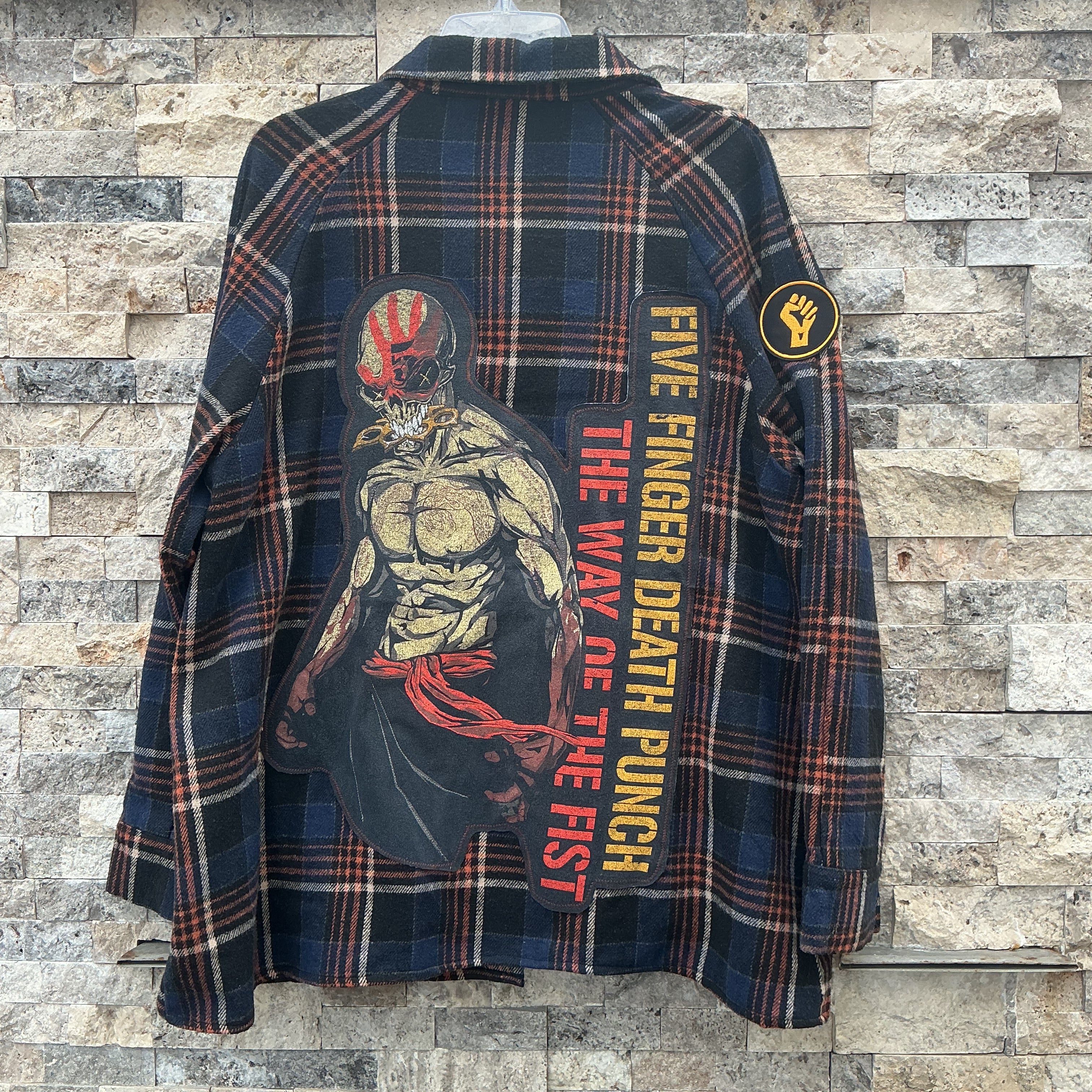 Five Finger Death Punch Plaid Coat