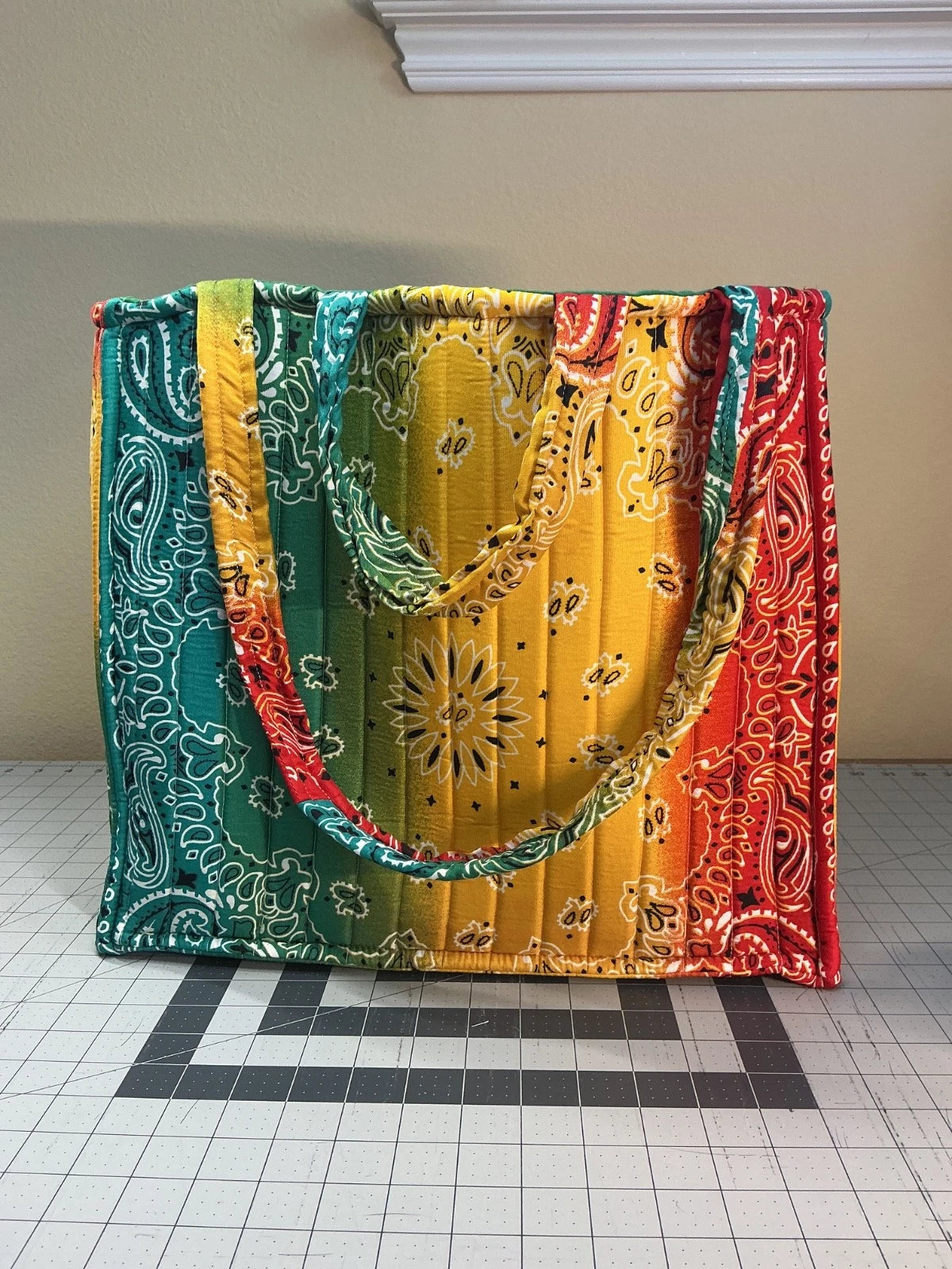 Rasta Colors - Large Bandana Bag