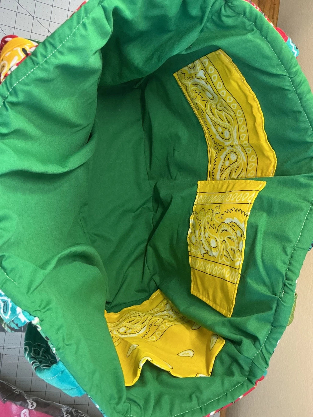 Rasta Colors - Large Bandana Bag