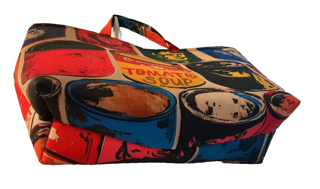 ANDY WARHOL CAMPBELL'S TOMATO SOUP CANS TOTE BAG