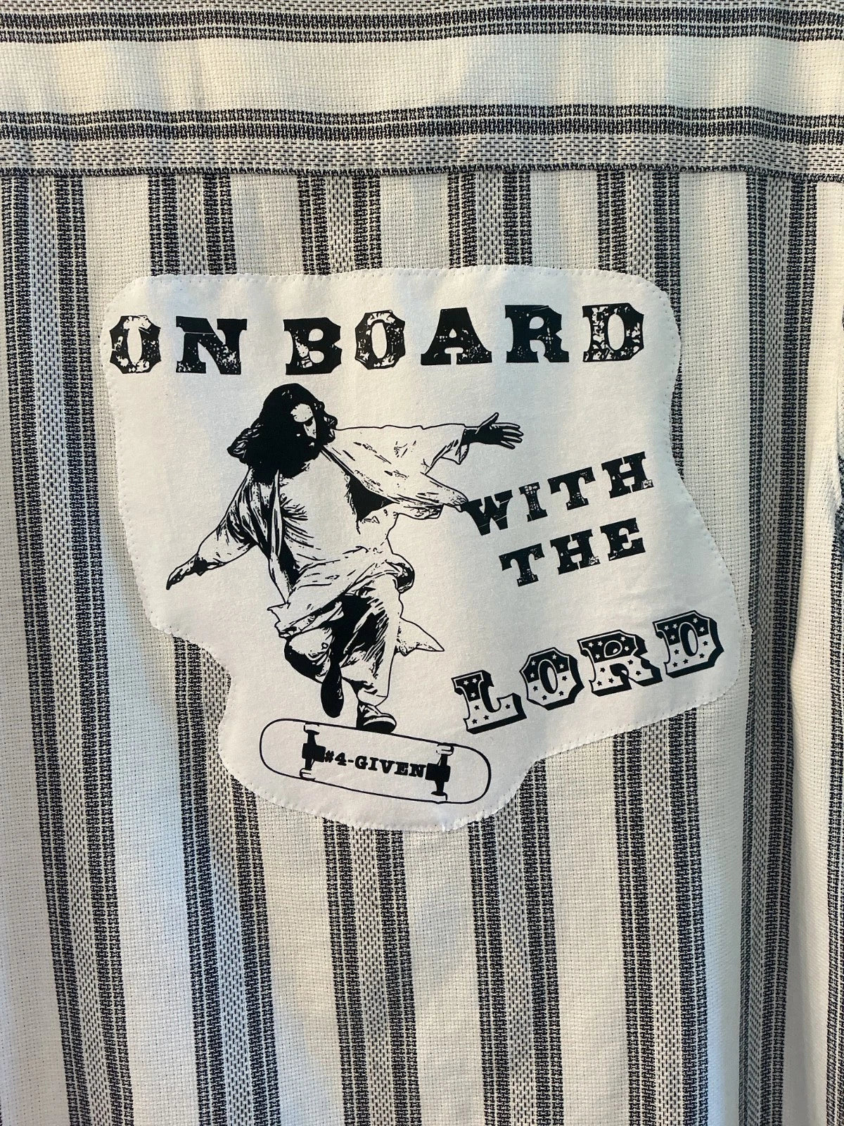 On Board With The LORD short sleeve button down