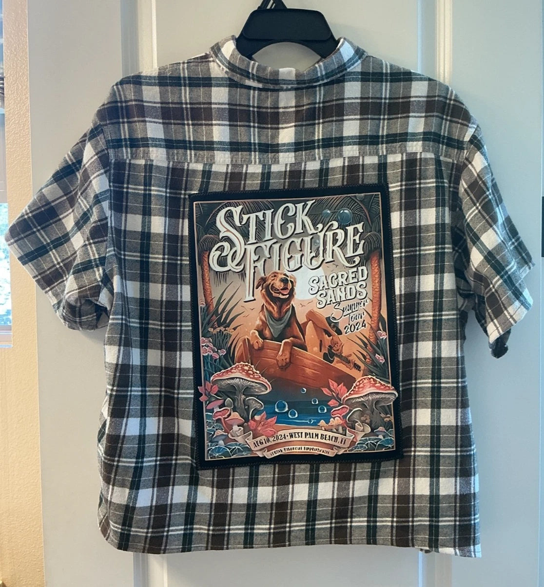 STICK FIGURE SACRED SANDS UP-CYCLED SHORT FLANNEL