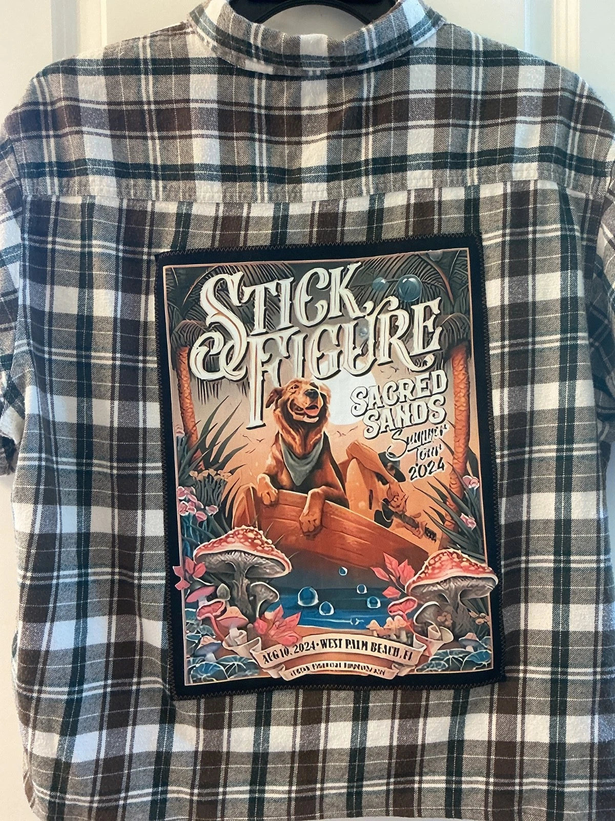 STICK FIGURE SACRED SANDS UP-CYCLED SHORT FLANNEL