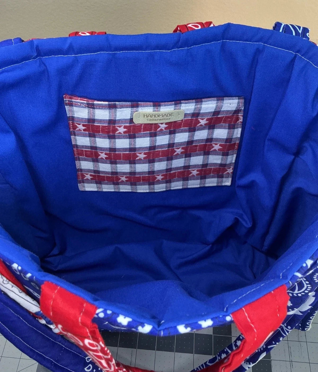 Bandana Bag - US Flag (large)